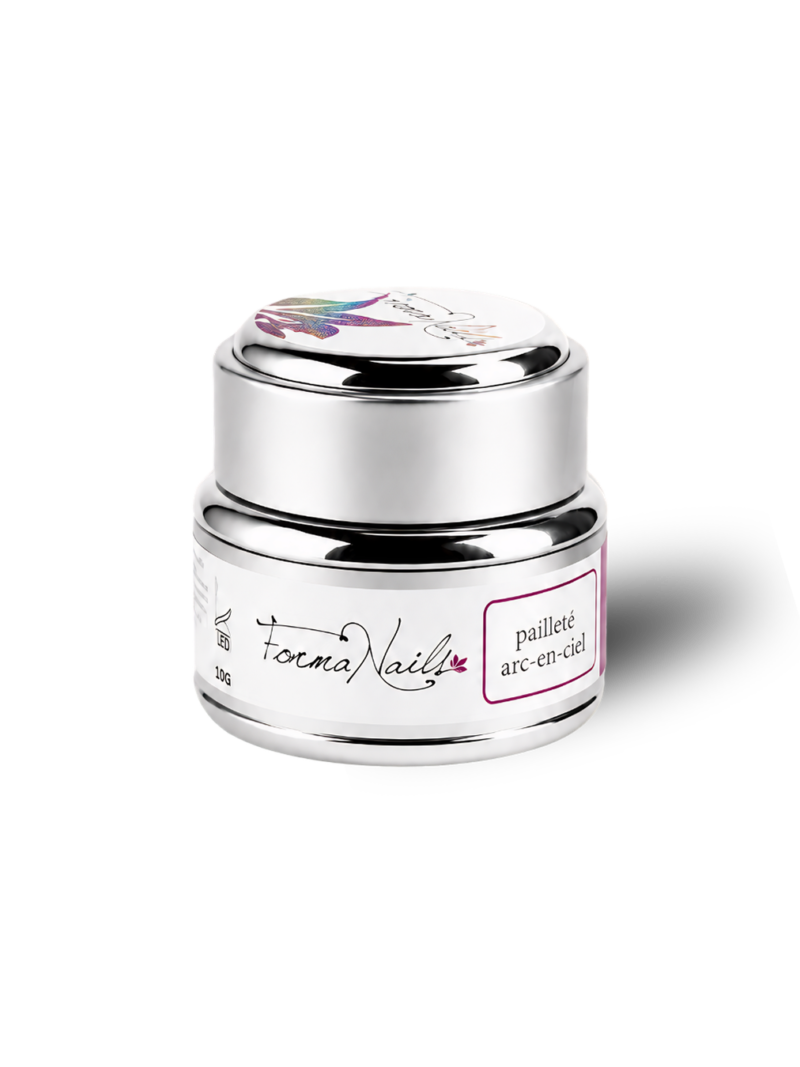 Gel UV - Pailleté Arc-en-Ciel