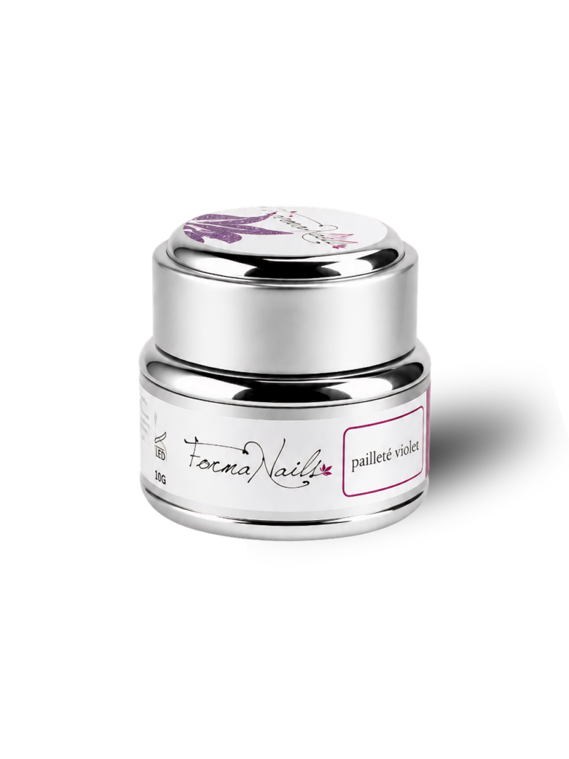 Gel UV - Pailleté Violet