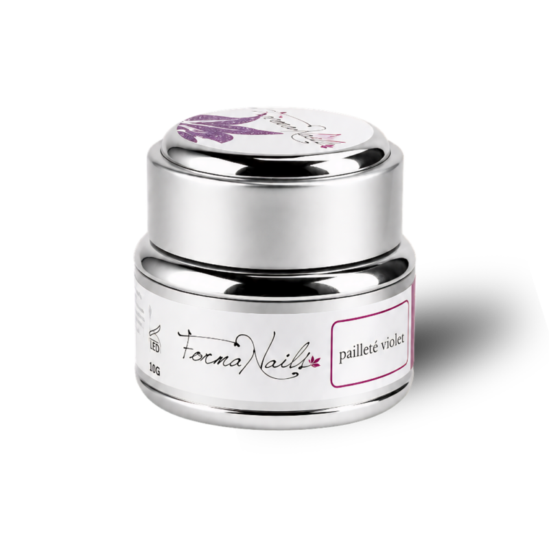 Gel UV - Pailleté Violet