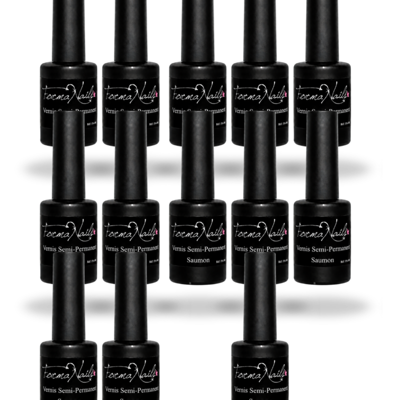 Lot 12 vernis semi permanents + 1 Offert