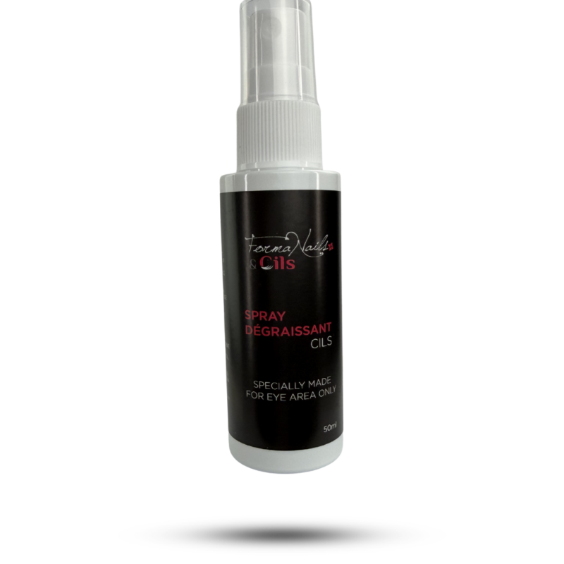 Spray dégraissant pour cils