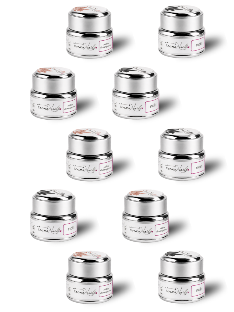 Lot 10 gels (couleurs au choix)