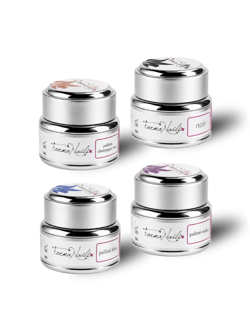 Lot 4 gels (couleurs au choix)