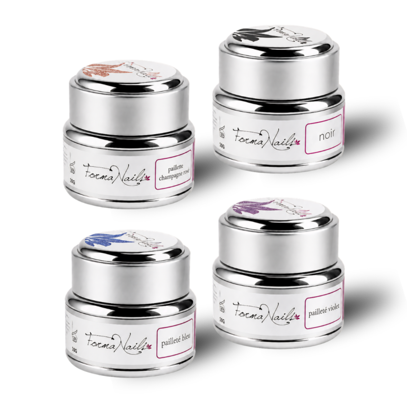 Lot 4 gels (couleurs au choix)